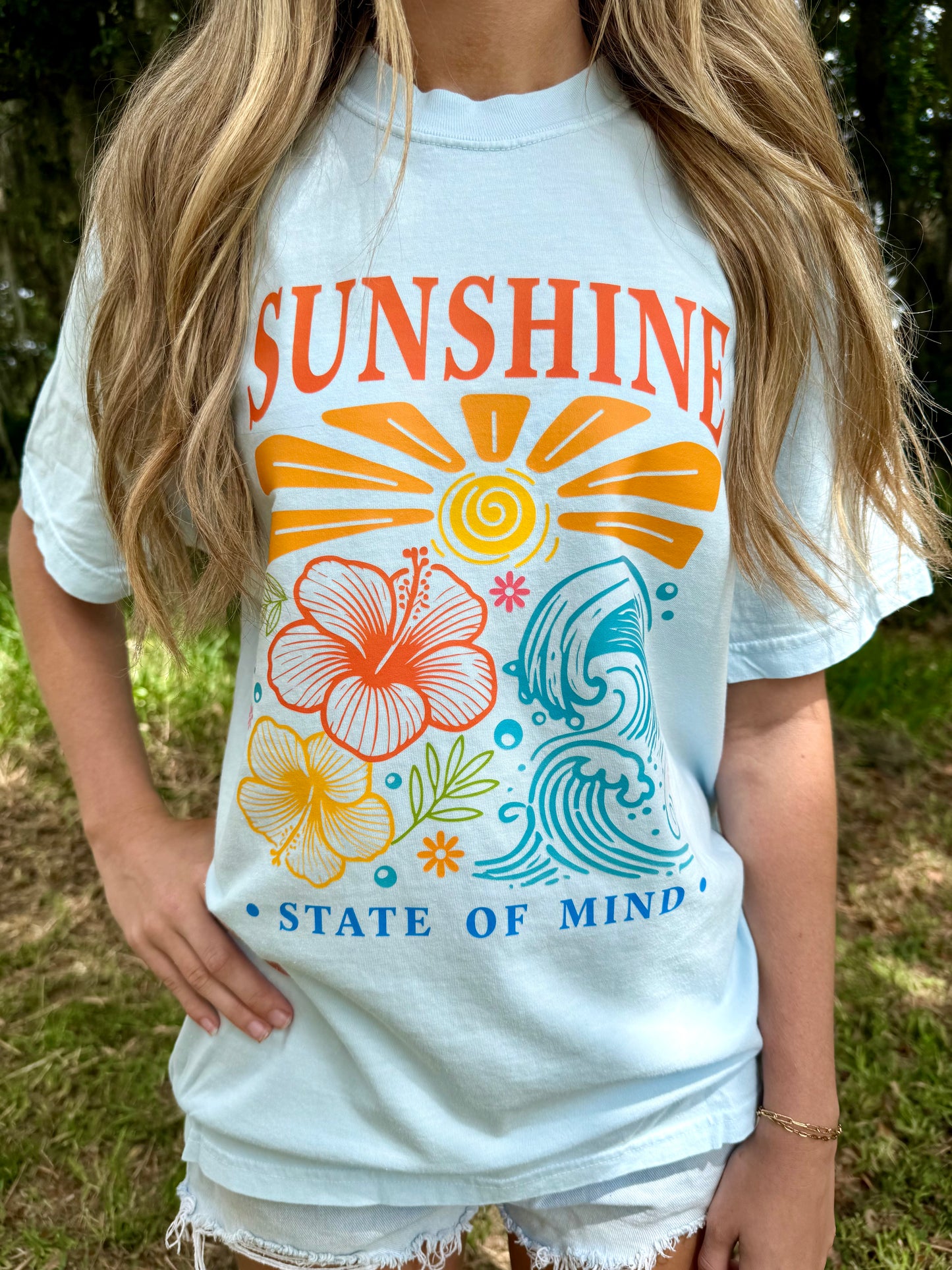 Sunshine State of Mind Summer Beach Comfort Colors Shirt
