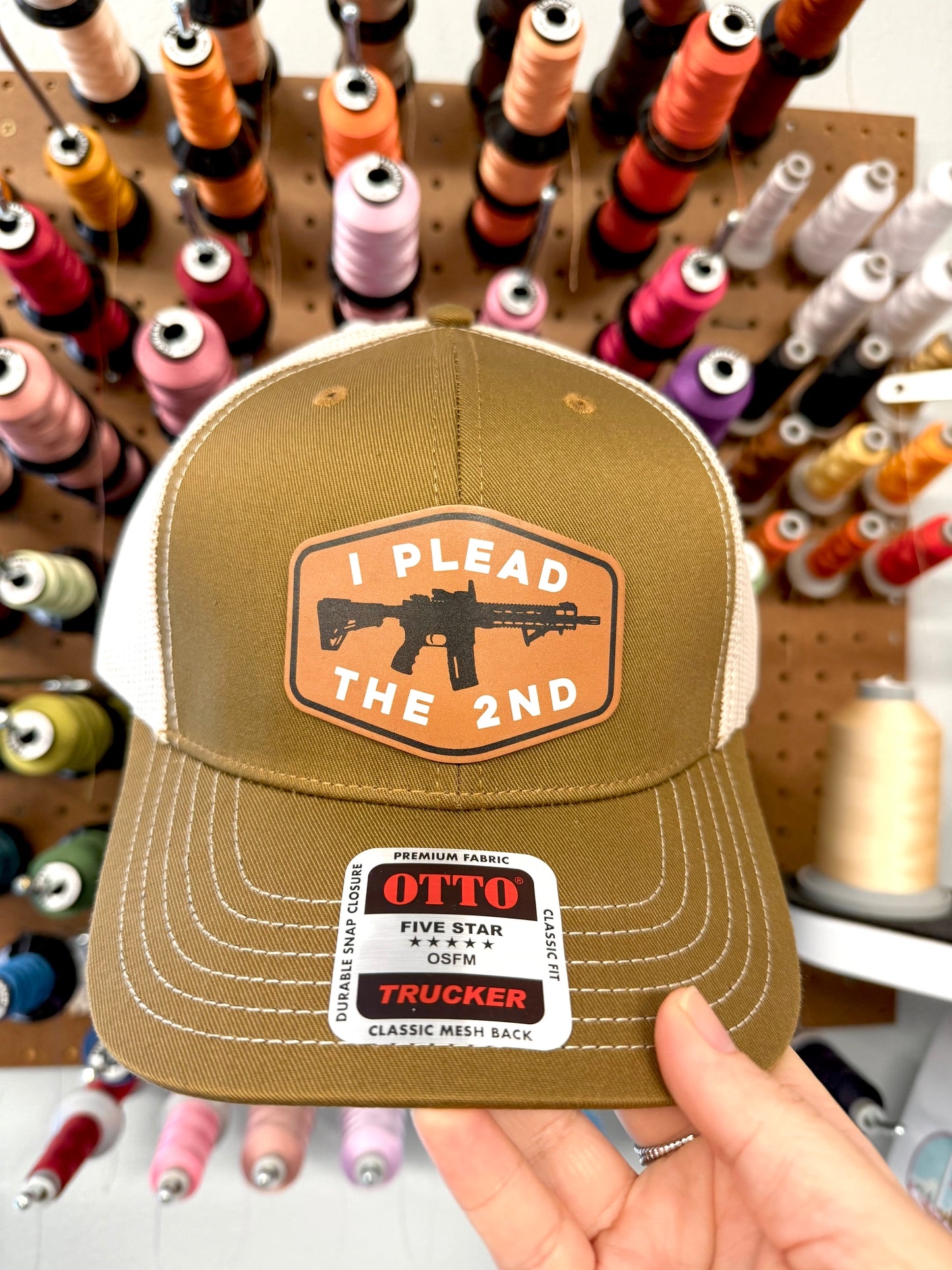 I Plead the 2nd Patch Mesh Back Trucker Hat