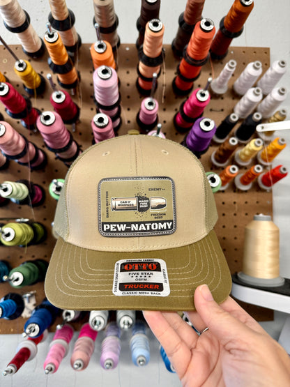 Pew-Natomy Bullet Patch Mesh Back Trucker Hat