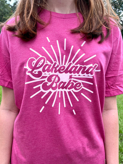 Lakeland Babe Raspberry Pink T-Shirt