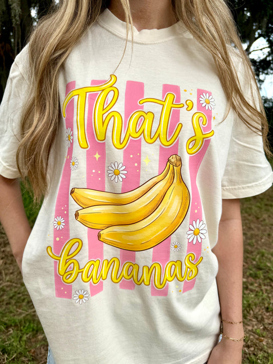 That’s Bananas Yellow and Pink Comfort Colors Shirt