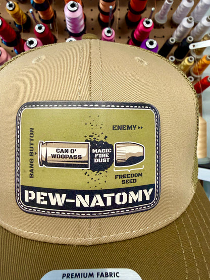 Pew-Natomy Bullet Patch Mesh Back Trucker Hat