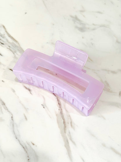 4” Purple Claw Hair Clip