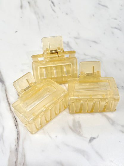 2” Gold Claw Hair Clip