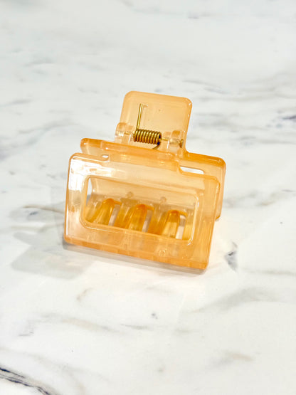 2” Grapefruit Claw Hair Clip