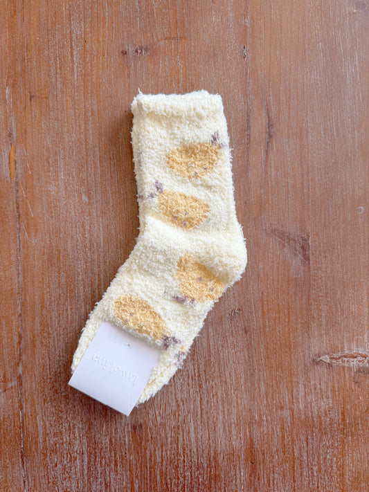 Pear Fluffy Socks