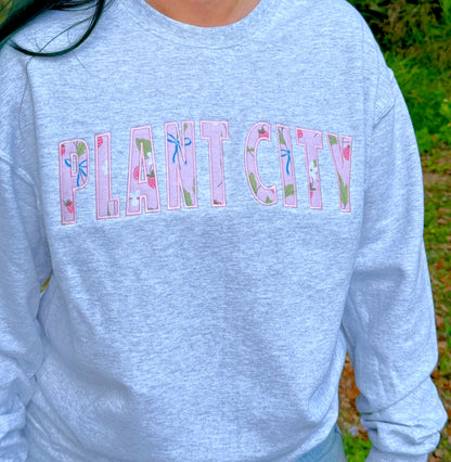 Embroidered Plant City Appliqué Sweatshirt
