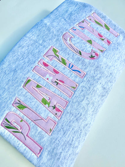 Embroidered Plant City Appliqué Sweatshirt