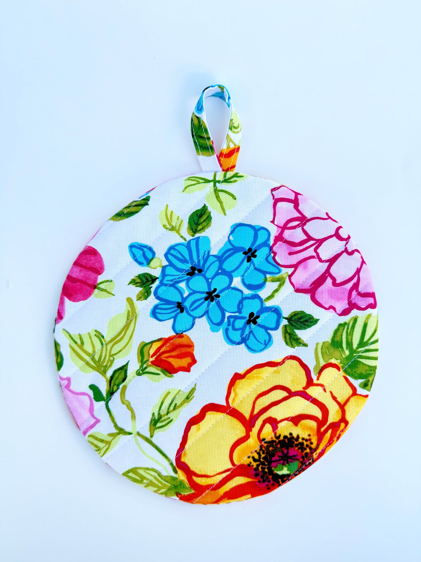 Bright Flowers Insulated Hot Pad
