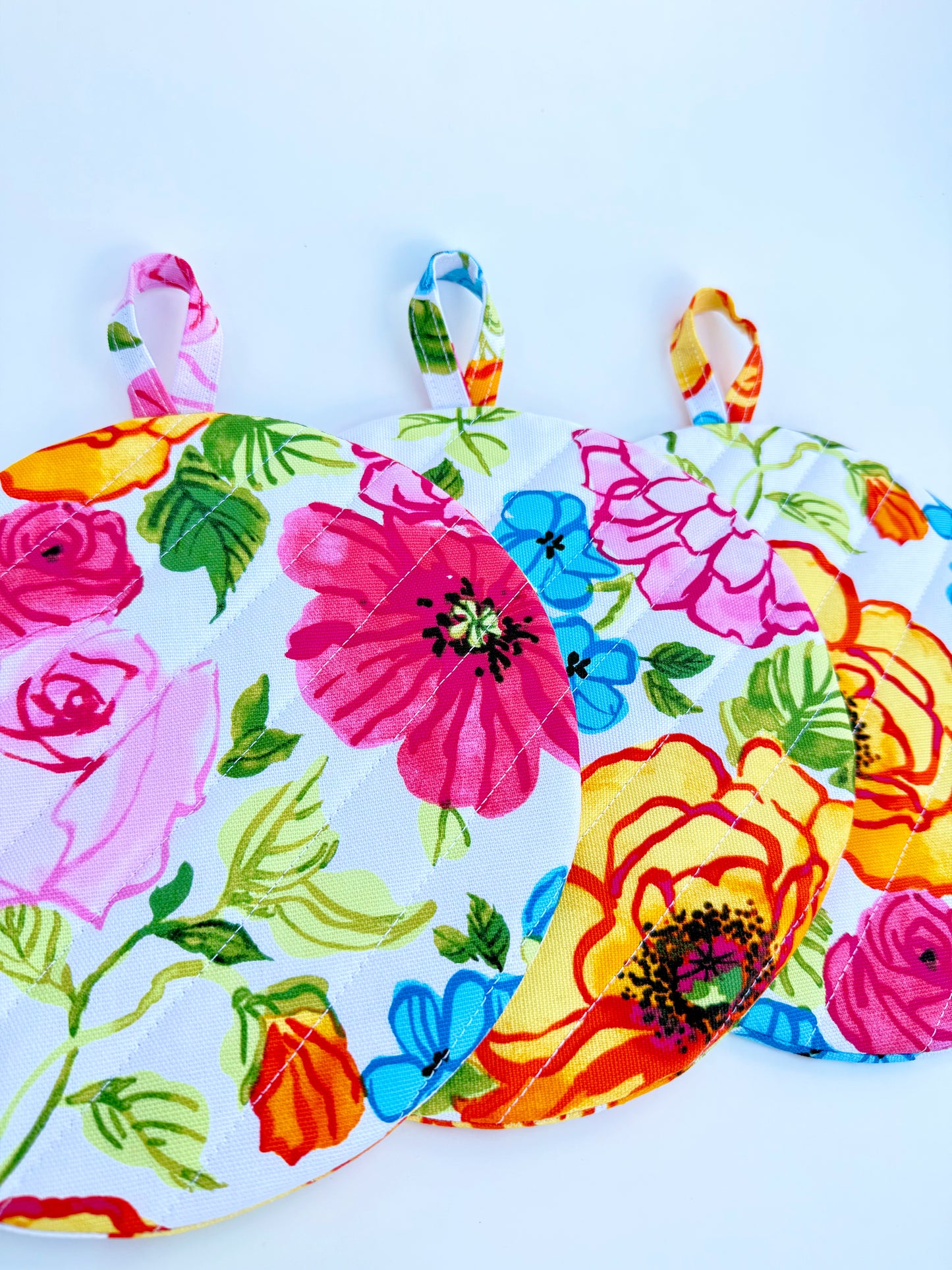 Bright Flowers Insulated Hot Pad