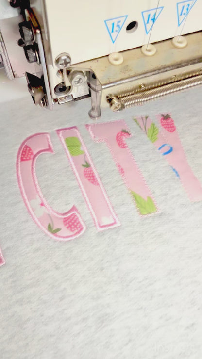 Embroidered Plant City Appliqué Sweatshirt