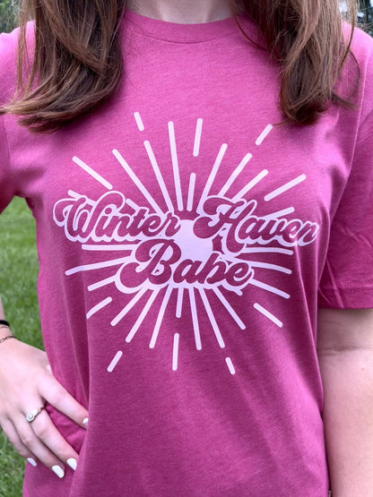 Winter Haven Babe Raspberry Pink T-Shirt