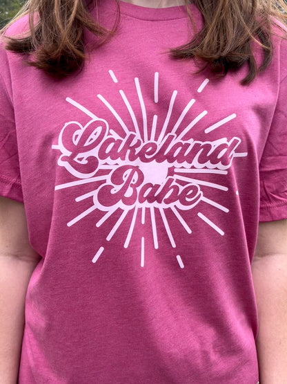 Lakeland Babe Raspberry Pink T-Shirt