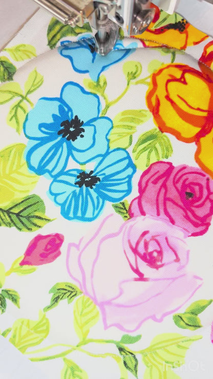 Bright Flowers Insulated Hot Pad